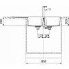 Zlewozmywak wbudowywany Fragranit + Centro CNG 621-116 Czarny mat 114.0710.230 Franke, nie drogie - zdjecie №3 - small