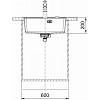 Zlewozmywak wbudowywany Fragranit+ Maris MRG 610-52 Łupkowy Szary 114.0716.339 Franke, zdjecie - zdjecie №4 - small