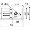 Zlewozmywak wbudowywany Fragranit+ Strada SAG 614-78 Łupkowy Szary 114.0716.349 Franke, kupic - zdjecie №2 - small