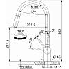 Bateria kuchenna Leda Neo pull-out Stal szlachetna 115.0590.047 Franke, zdjecie - zdjecie №4 - small