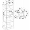 Kuchenka mikrofalowa Smart Linear FSL 20 MW BK Czarne szkło 131.0632.993 Franke, kupic - zdjecie №2 - small