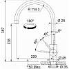 Bateria kuchenna Eos Neo Czarna stal szlachetna 115.0613.590 Franke, nie drogie - zdjecie №3 - small