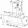 Okap ścienny Evo Plus FPJ 625 V BK/SS Czarne szkło/Stal szlachetna 330.0528.064 Franke, kupic - zdjecie №2 - small