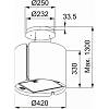 Okap wyspowy Smart FSMS F42 BK MATT Czarny mat 345.0654.933 Franke, cena - zdjecie №5 - small