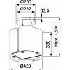Okap wyspowy Smart FSMS F42 SS/BK MATT Stal szlachetna 345.0654.870 Franke, nie drogie - zdjecie №3 - small