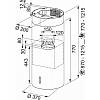 Okap wyspowy Tube Plus  FTU PLUS 3707 I BK Czarny matowy 335.0588.180 Franke, cena - zdjecie №5 - small