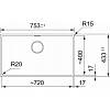 Zlewozmywak do podbudowy Fragranit + Maris MRG 110-72 Czarny mat Franke 125.0687.260, kupic - zdjecie №2 - small