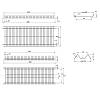 Ociekarka Standard 3 chrom L 450, (WE06.5024.01.001) Rejs, kupic - zdjecie №2 - small