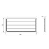 Ociekarka Standard 3 chrom L 450, (WE06.5024.01.001) Rejs, zdjecie - zdjecie №4 - small