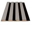 Panel ścienny akustyczny AGT LB-5014 729 Jasnoszary jedwab 2800x134x18mm, kupic - zdjecie №2 - small