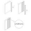Panel ścienny akustyczny AGT LB-5014 729 Jasnoszary jedwab 2800x134x18mm, zdjecie - zdjecie №4 - small