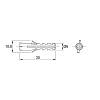 Zestaw mocowanie systemy relingowe Cosma USEIT, 2 szt, kupic - zdjecie №2 - small