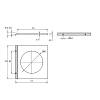 Półka na wazon Ø 80 mm Cosma USEIT, 120 mm, czarny szczotkowany, zdjecie - zdjecie №4 - small