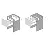 Komplet szuflady wewnętrznej Muller Box profi line 3D L=300 Н=127 Antracyt, kupic - zdjecie №2 - small