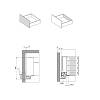 Komplet szuflady wewnętrznej Muller Box profi line 3D L=300 Н=127 Antracyt, zdjecie - zdjecie №4 - small