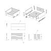 Komplet szuflady wewnętrznej Muller Box profi line 3D L=400 Н=178 Antracyt, nie drogie - zdjecie №3 - small