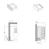 Komplet szuflady wewnętrznej Muller Box profi line 3D L=400 Н=178 Antracyt, zdjecie - zdjecie №4 - small