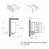 Komplet szuflady wewnętrznej Muller Box profi line 3D L=450 Н=127 Biały, zdjecie - zdjecie №4 - small