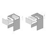 Komplet szuflady wewnętrznej Muller Box profi line 3D L=450 Н=95 Biały, nie drogie - zdjecie №3 - small