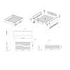 Komplet szuflady wewnętrznej Muller Box profi line 3D L=450 Н=95 Biały, zdjecie - zdjecie №4 - small