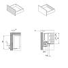 Komplet szuflady wewnętrznej Muller Box profi line 3D L=450 Н=95 Biały, zamowienie - zdjecie №6 - small