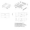 Komplet szuflady wewnętrznej Muller Box profi line 3D L=550 Н=127 Antracyt, nie drogie - zdjecie №3 - small