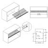 Stojaki na buty z mocowaniami 900mm W=890 L=340 H=50, szary, cena - zdjecie №5 - small
