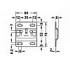 Płytka nośna st.ocynk 60x70mm CAMAR 807 (290.40.990), kupic - zdjecie №2 - small