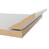 Gzyms MDF AGT MP-1210 3001 Jasnoszary super mat 2800х84х22mm (opak.6 szt) - small