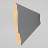 Listwa przypodłogowa MDF AGT SPR-7063 723 Czarny Jedwab Soft Touch 2800х80х9 мм - small
