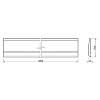 Listwa przypodłogowa MDF AGT SPR-7063 723 Czarny Jedwab Soft Touch 2800х80х9 мм, nie drogie - zdjecie №3 - small
