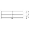 Listwa przypodłogowa MDF AGT SPR-5020 3017 Timeless Supramat 2800х100х18 мм, nie drogie - zdjecie №3 - small