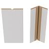 Profil MDF 2002 3001 Jasnoszary supermat 2800х48х3mm - small