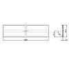 Profil MDF 2002 3015 Makaron zielony supramat 2800х48х3mm - small