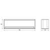 Zestaw modułu systemu Cosma FLAG, 180x600 mm, czarny, kupic - zdjecie №2 - small