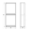 Zestaw modułu systemu Cosma FLAG, 720x300 mm, czarny, kupic - zdjecie №2 - small