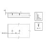 Listwa montażowa Sensys dystans liniowy 0,5 czarny obsydian (9091815) Hettich, zamowienie online - zdjecie №7 - small