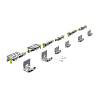 TopLine XL, zestaw rolek, 40–50 mm, 100 kg, 3 drzwi (9275782) - small