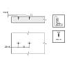 Prowadnik liniowy Sensys dystans liniowy 0,5 nikel (9088244) Hettich, nie drogie - zdjecie №3 - small