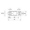 Prowadnik liniowy Sensys dystans liniowy 0,5 nikel (9088244) Hettich, kupic - zdjecie №2 - small