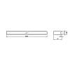 Profil ramy MDF AGT MP-1004 3082 Biały PE 2800х50х18mm (opak. 10szt), nie drogie - zdjecie №3 - small