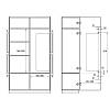 Lustro do garderoby 935*308*31 Muller, cena - zdjecie №5 - small