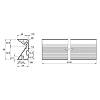 Profil GOLA poziomy LED Ferro Fiori, L = 4100 mm, typ L/C, złoto anodowane, zdjecie - zdjecie №4 - small