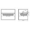 Kosz na ubrania z siatki metalowej 761-795mm Muller ONYX, hurt - zdjecie №10 - small