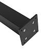 Noga meblowa 40x40 mm, h=710 mm, max 100 kg, czarny, kupic - zdjecie №2 - small