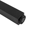 Noga meblowa 40x40 mm, h=710 mm, max 100 kg, czarny, nie drogie - zdjecie №3 - small