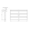 Zaślepka panelu AGT LB-2050-A 729 Jasno-Szary Jedwab 2800х140х18mm (opak.4szt), zdjecie - zdjecie №4 - small