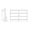 Zaślepka panelu AGT LB-2050-B 729 Jasno-Szary Jedwab 2800х133х18mm (opak.4szt), nie drogie - zdjecie №3 - small