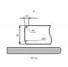 Blat Luxeform L145-1 U Dąb Królewsk wilgocioodporny 3050х800х38mm, kupic - zdjecie №2 - small