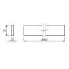 Listwa aluminiowa 10x2mm L=3m, kupic - zdjecie №2 - small
